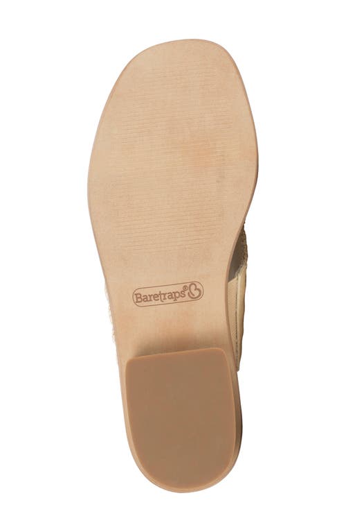 Baretraps Navene Woven Slide Sandal In Light Natural