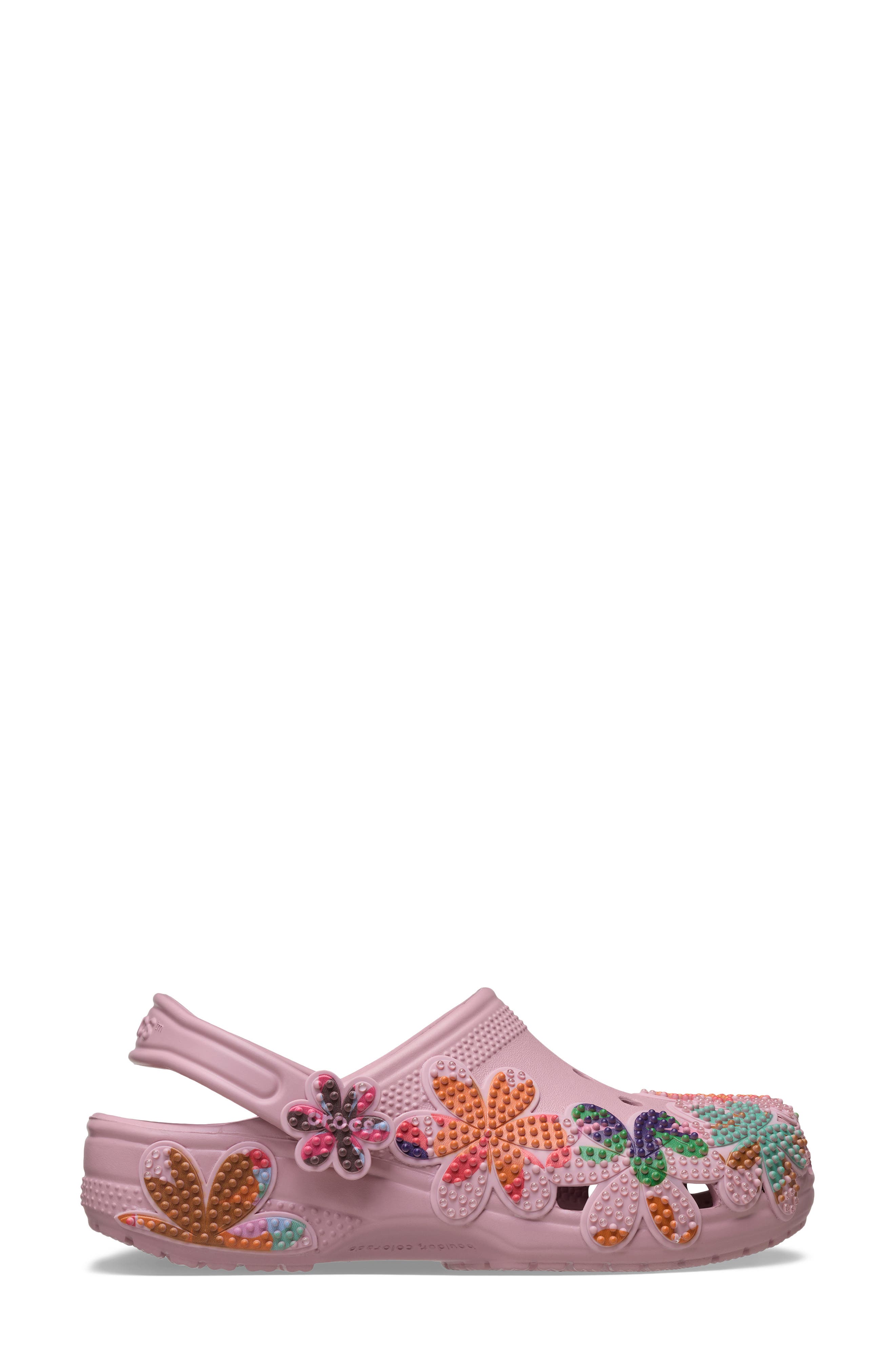 CROCS Classic Beaded Clog, Alternate, color, Mauve