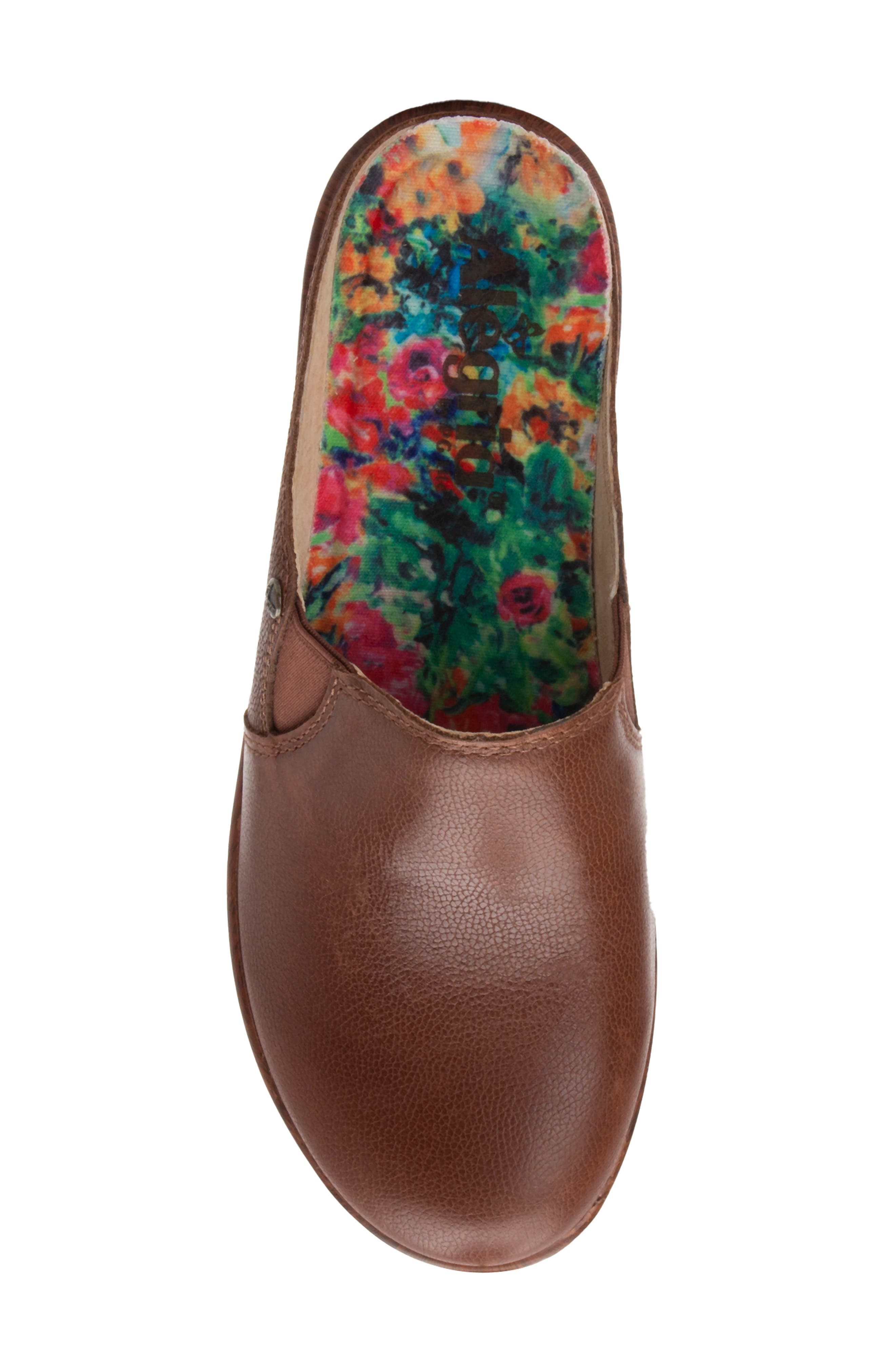 Serenti Platform Clog, Alternate, color, AGED COGNAC LEATHER