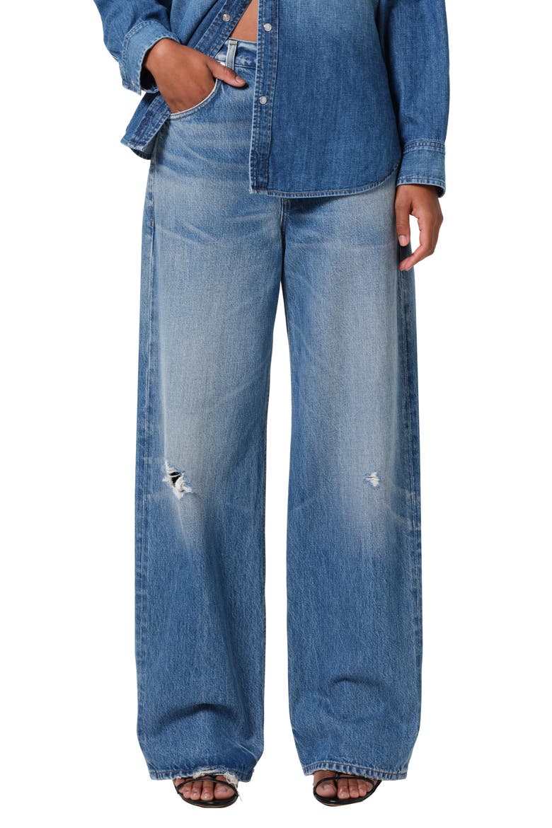 Ayla Baggy High Waist Wide Leg Jeans, Main, color, SOLANO