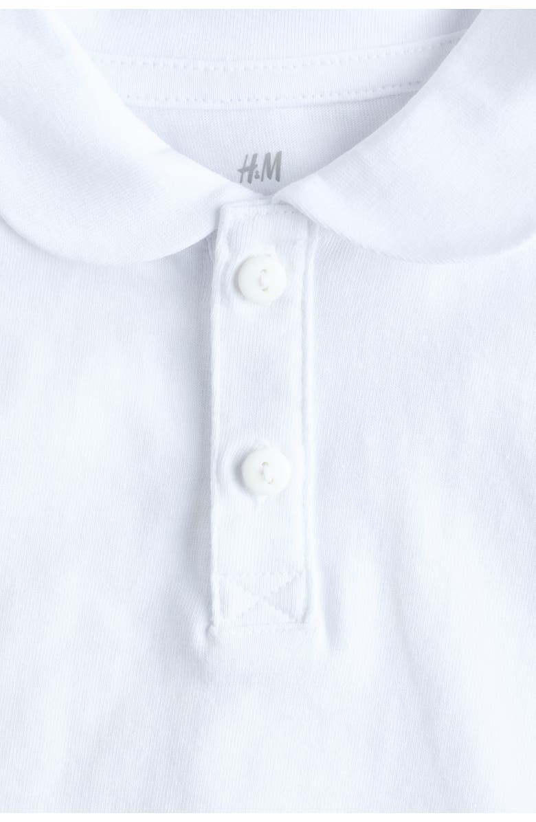 H&M 2-pack School Polo Shirts, Alternate, color, White