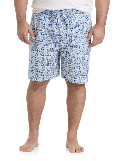 Robert Graham DXL Big & Tall  Paisley Pajama Shorts in Blue Paisley  product