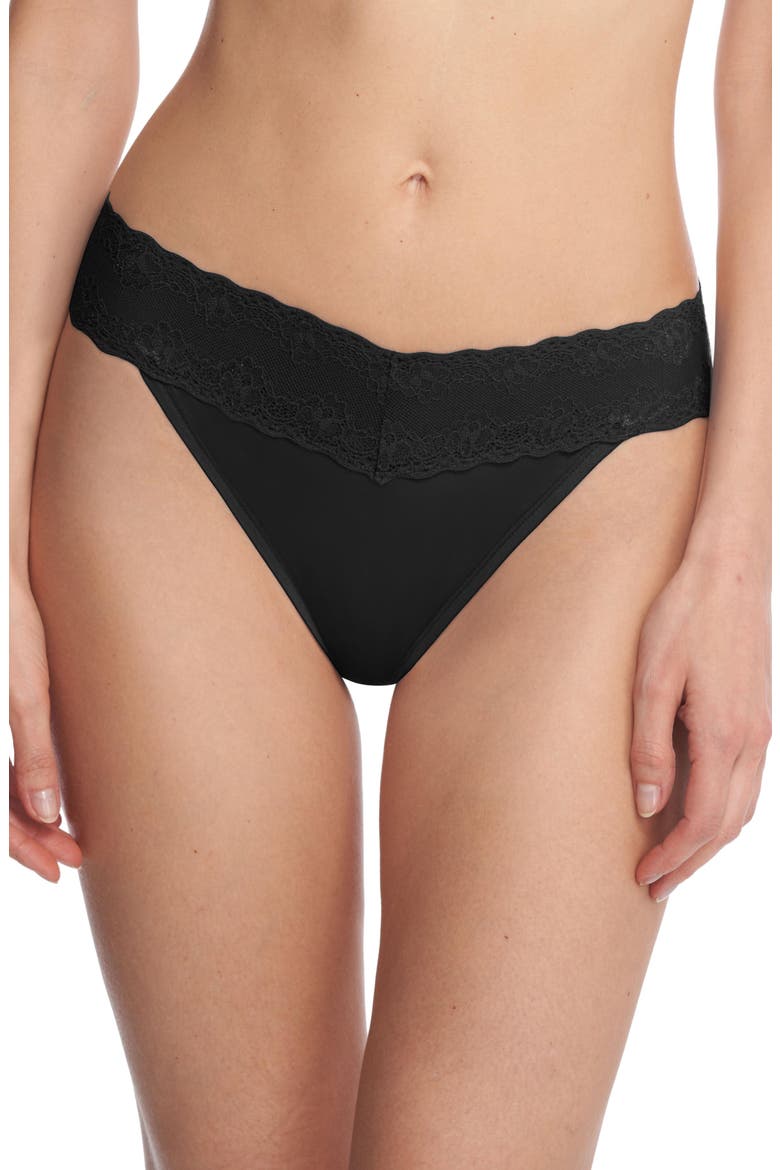 Bliss Perfection One Size French Cut Brief 3-Pack, Alternate, color, BLACK