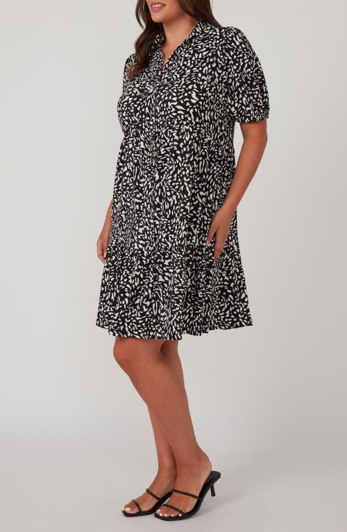 Estelle Abstract Spot Shirtdress In Print