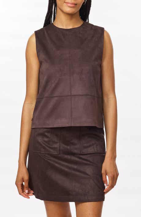 Reversible Faux Suede Vest