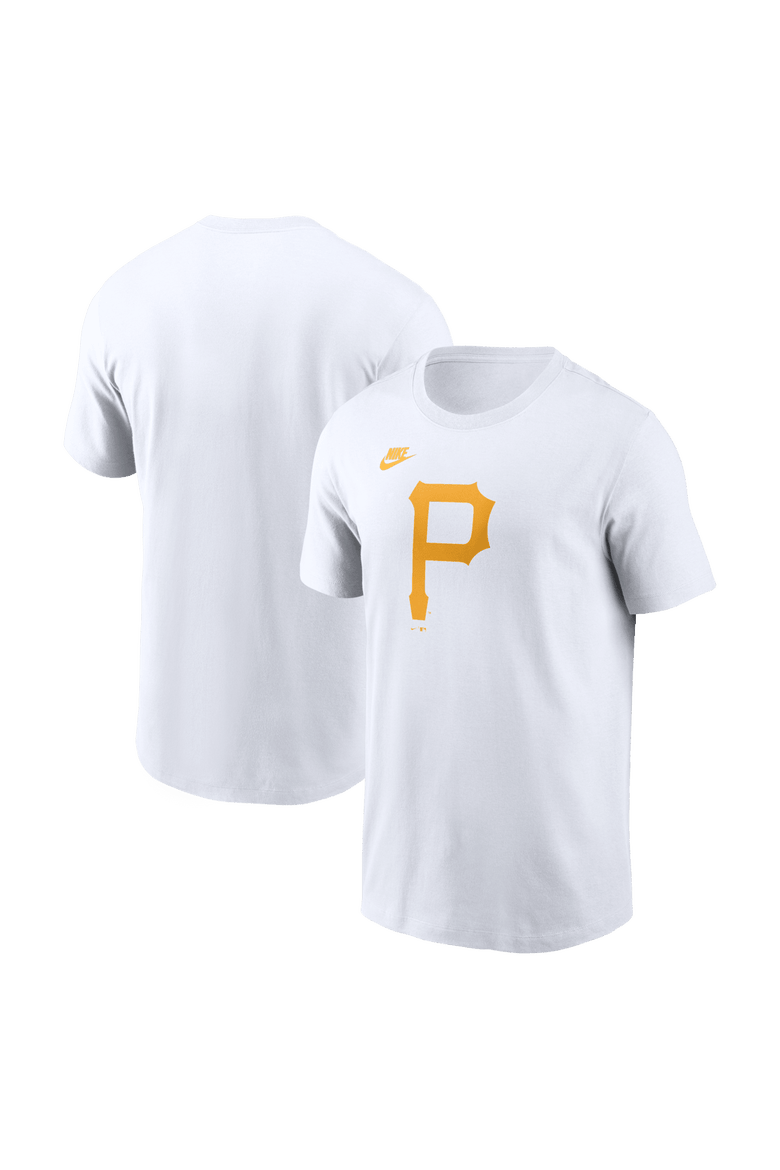 Men's Nike White Pittsburgh Pirates Cooperstown Collection Logo T-Shirt, Main, color, White