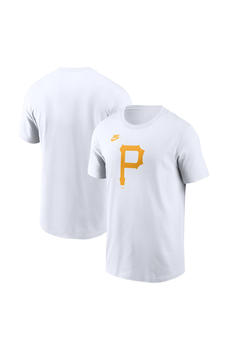 Nike Men's Nike White Pittsburgh Pirates Cooperstown Collection Logo T-Shirt, Main, color, White