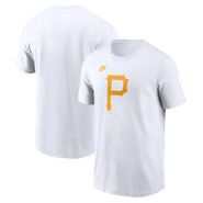 Nike Men's Nike White Pittsburgh Pirates Cooperstown Collection Logo T-Shirt