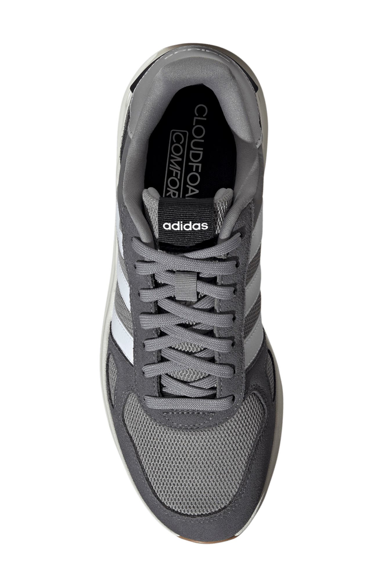 adidas Run 84 Sneaker, Alternate, color, Grey/ White/ Silver