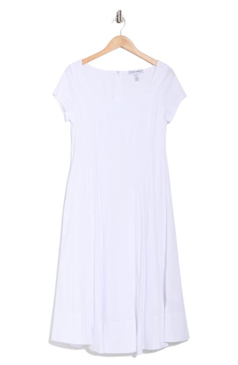 Poplin Cap Sleeve Dress