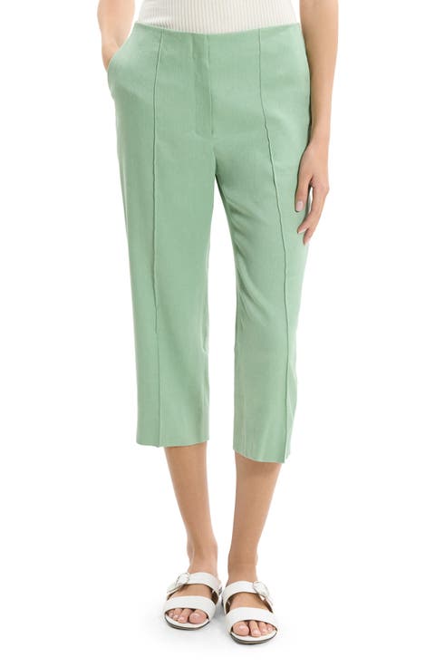 Slit Capri Pants