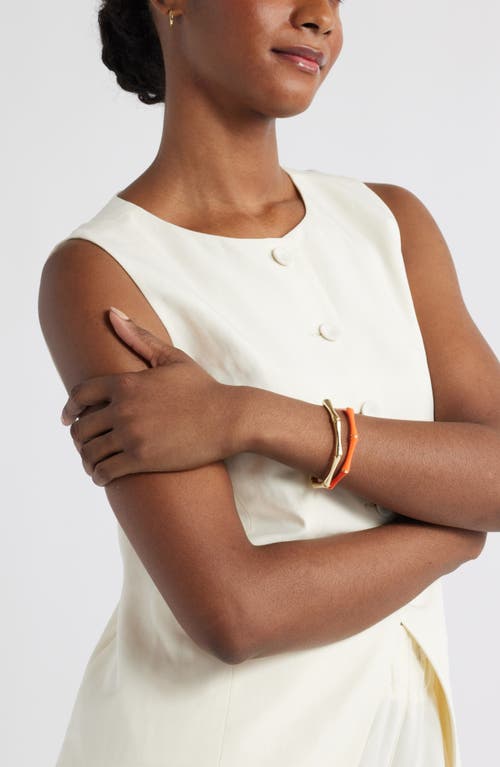 Nordstrom Set Of 2 Bamboo Link Stretch Bracelets