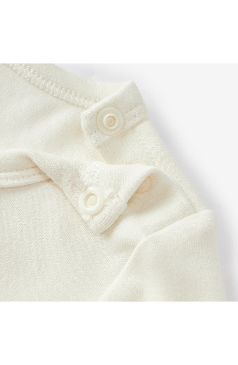 Milkbarn Brushed Long Sleeve One Piece, Alternate, color, White