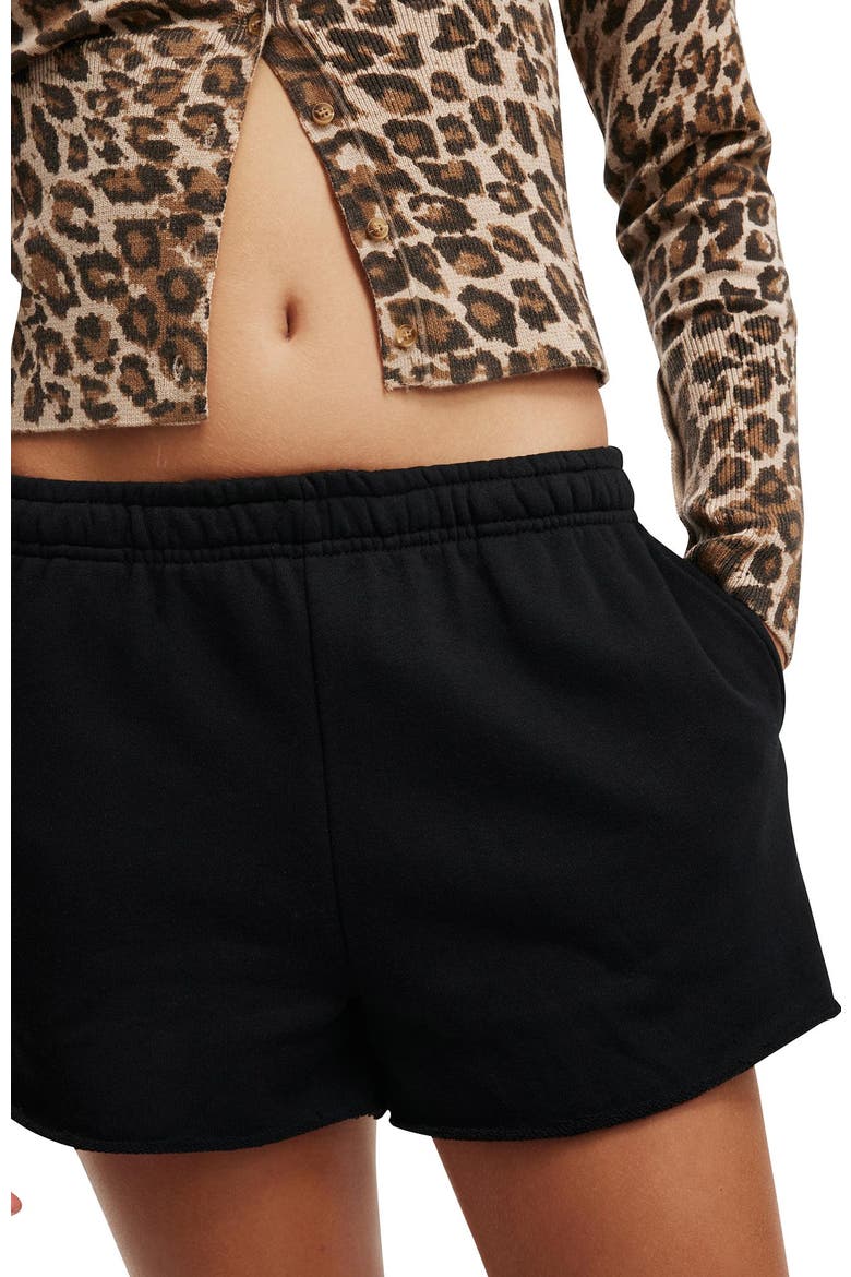 Women's Classic Fleece Mini Short, Alternate, color, BLACK