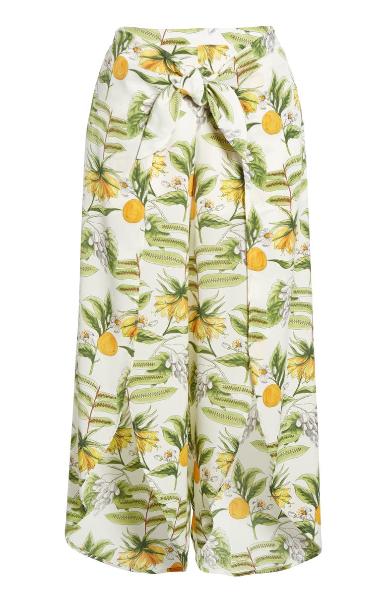 Lost + Wander Limonada Citrus Print Split Culottes, Alternate, color,