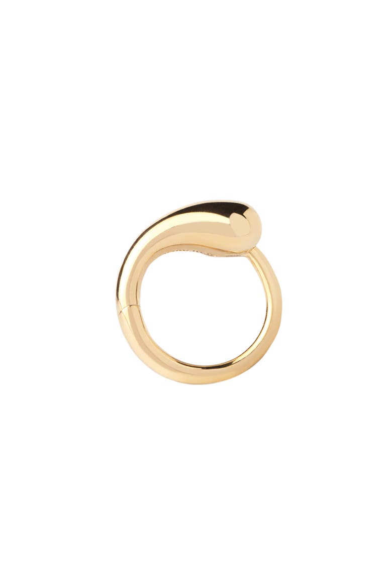 Loop Single Hoop, Alternate, color, Gold