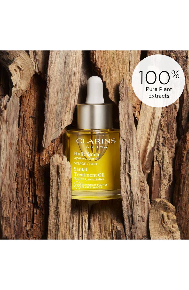 Clarins Santal Soothing & Hydrating Face Treatment Oil, Alternate, color,