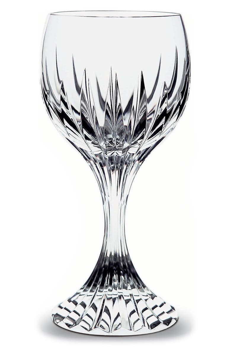 Massena Lead Crystal Red Wine Glass, Main, color, CLEAR