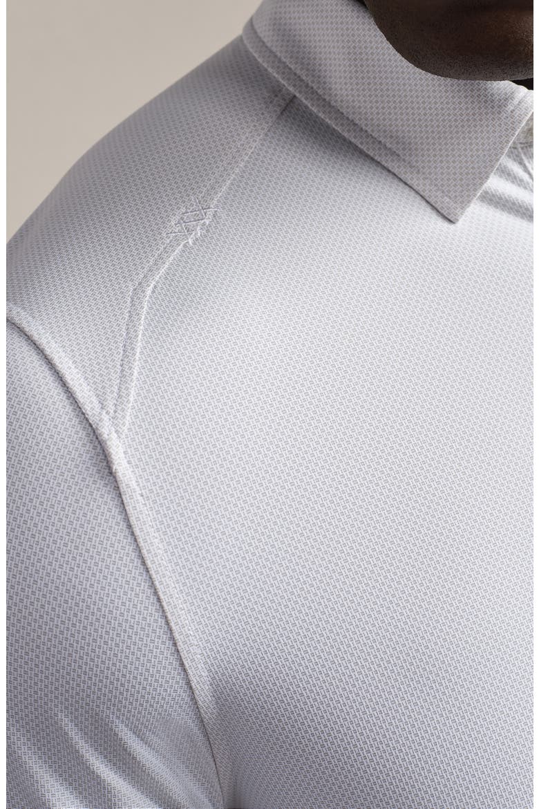 Commuter Slim Fit Performance Polo, Alternate, color, SLEET GRAY MICRO GRID