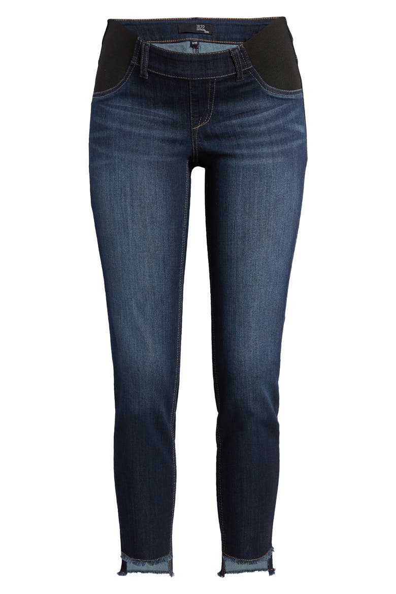 Ankle Skinny Maternity Jeans, Alternate, color, RAQUEL