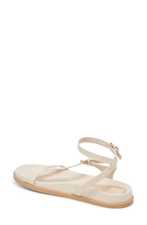 Dolce Vita Darlis Ankle Strap Sandal In Bone Leather