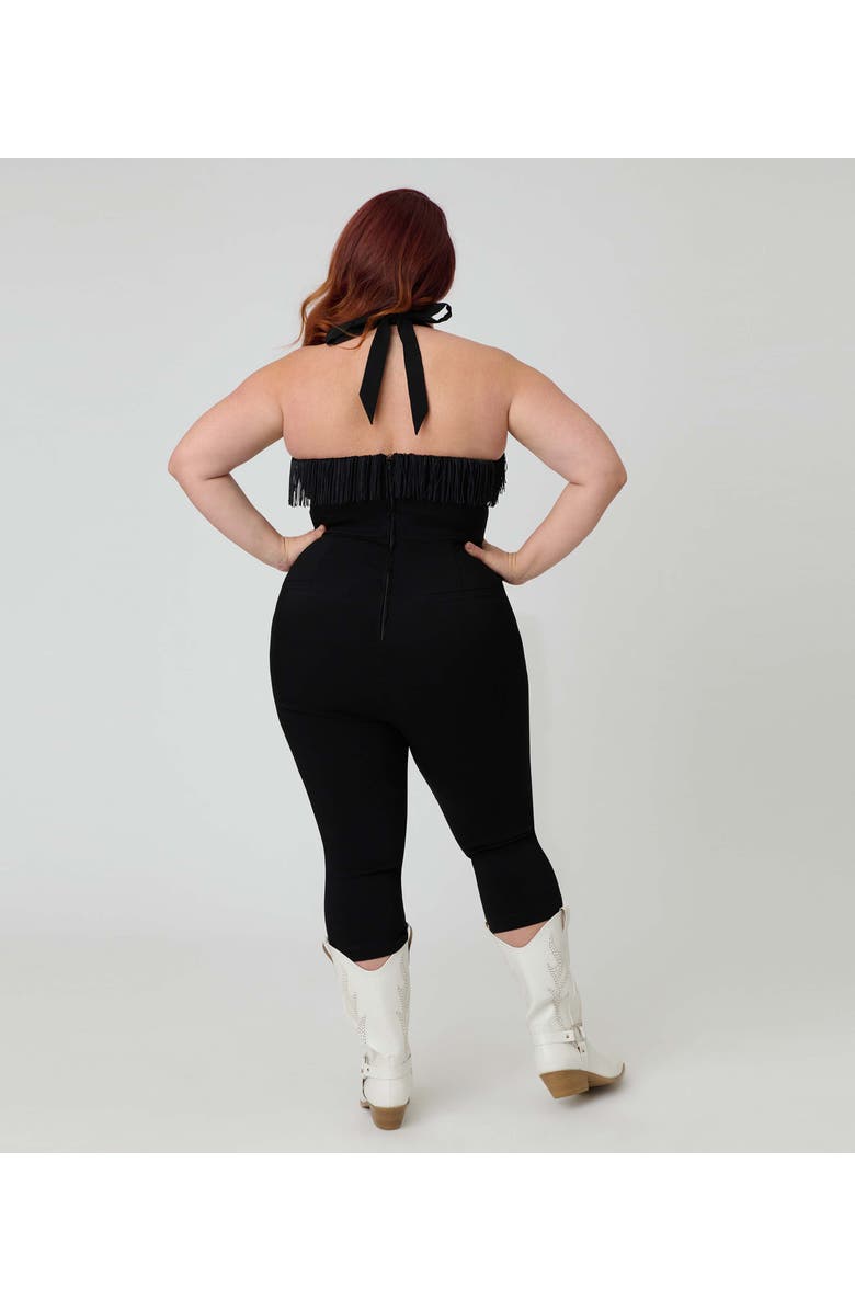 Unique Vintage Plus Size Western Maines Jumpsuit, Alternate, color,