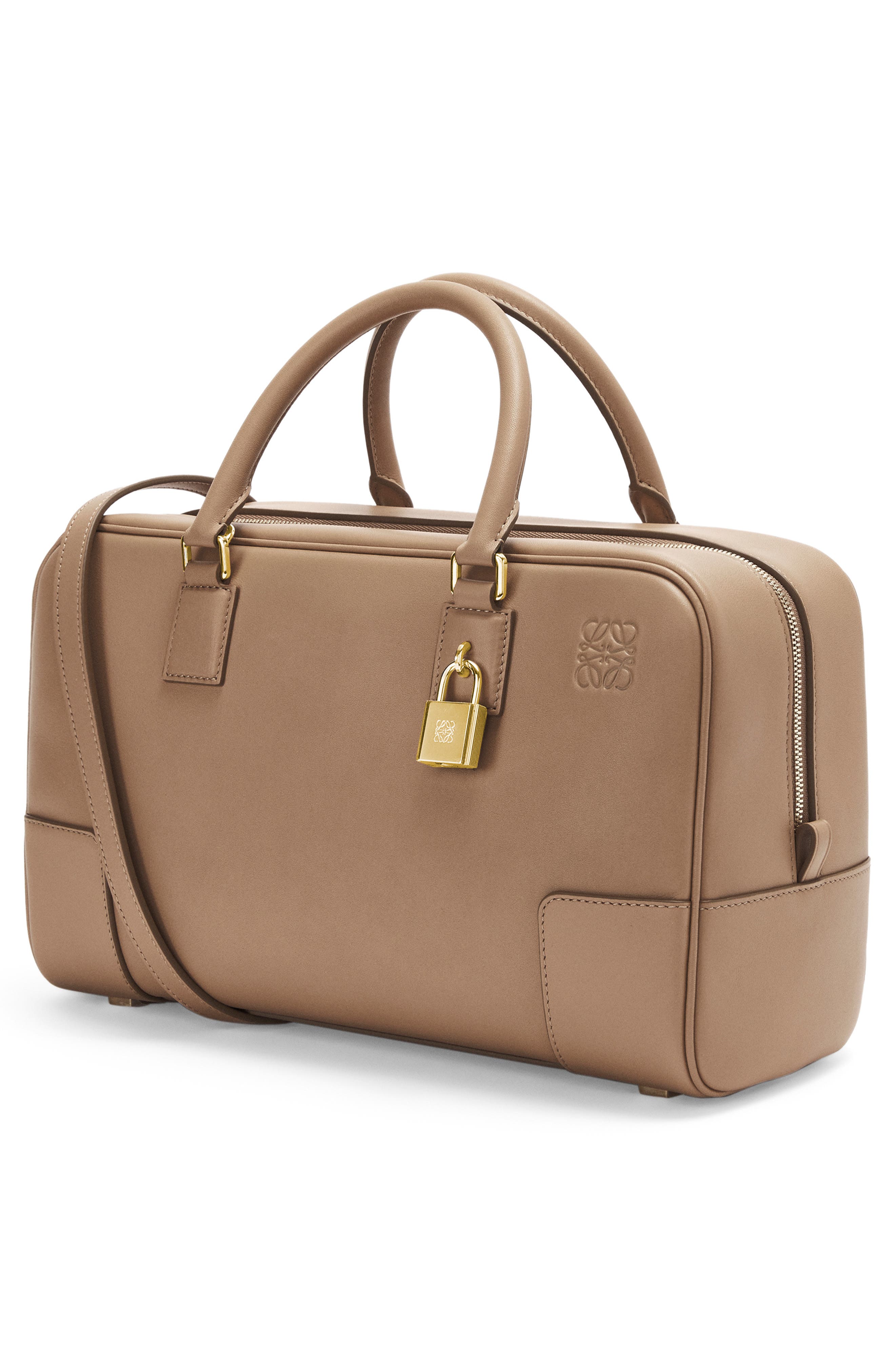 Loewe Amazona 28 Leather Satchel, Alternate, color, 