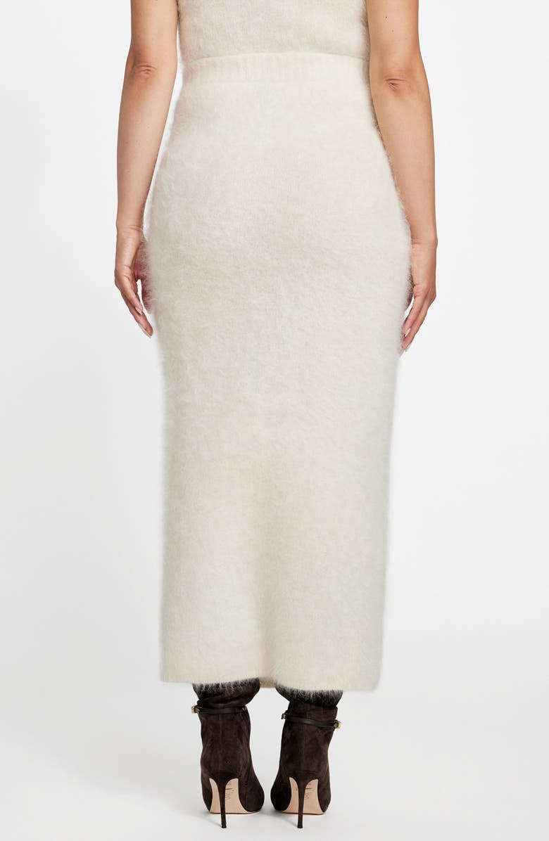 Marciano Agnes Alpaca Blend Maxi Skirt, Alternate, color, Ivory