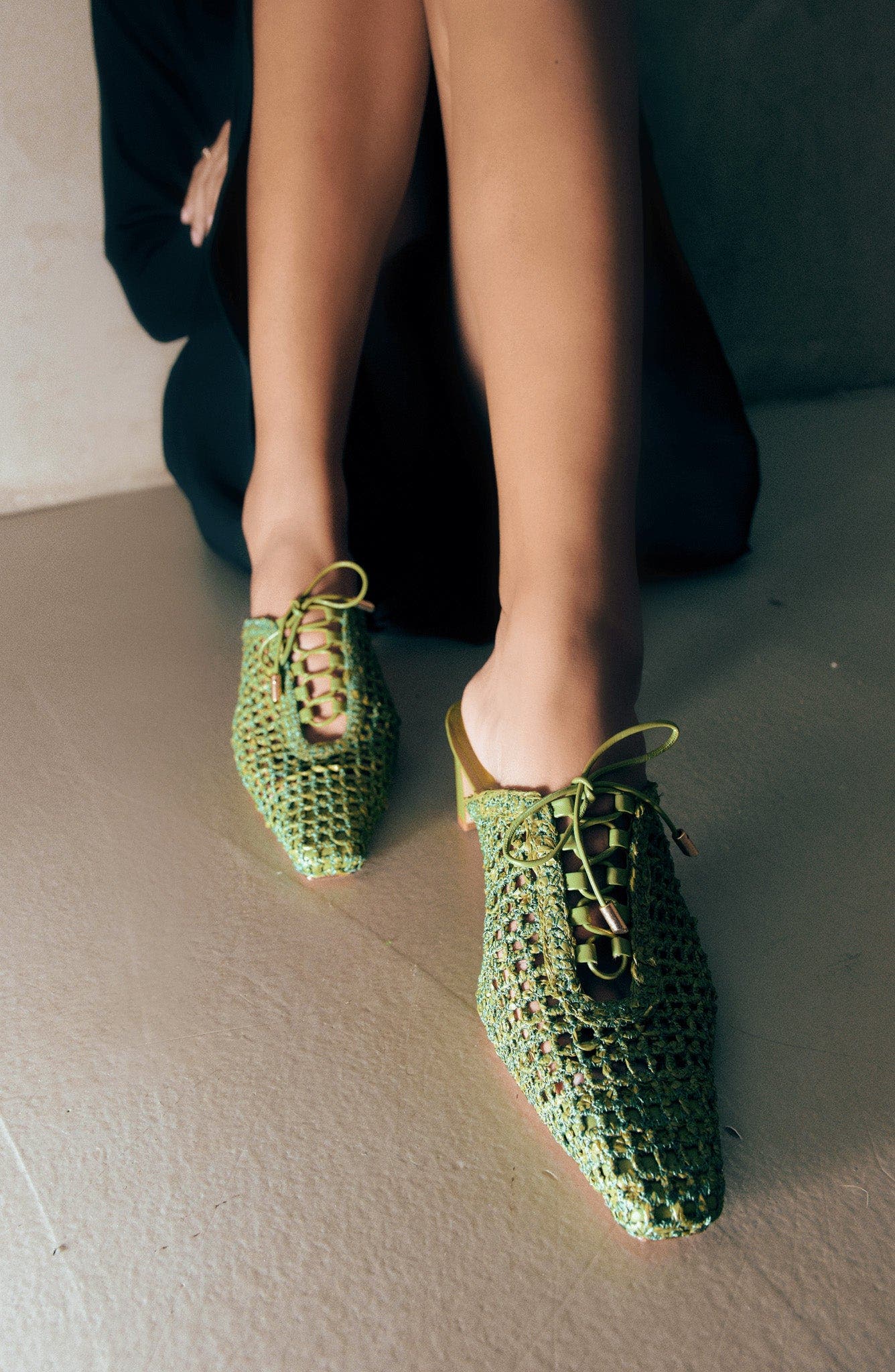 Lina Sandal, Alternate, color, Minted Sage