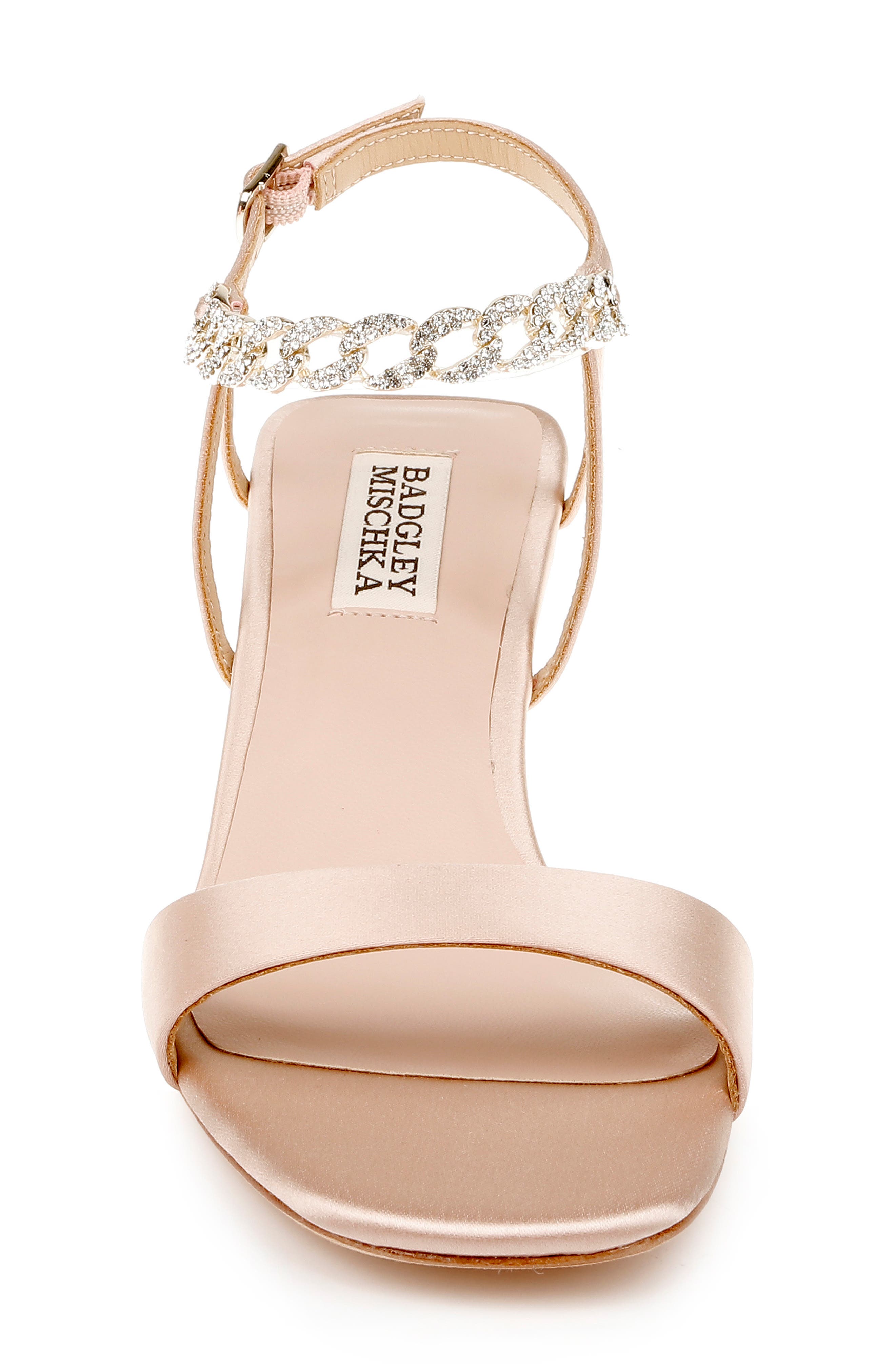 Badgley Mischka Collection Kaelyn Wedge Sandal, Alternate, color, Soft Blush