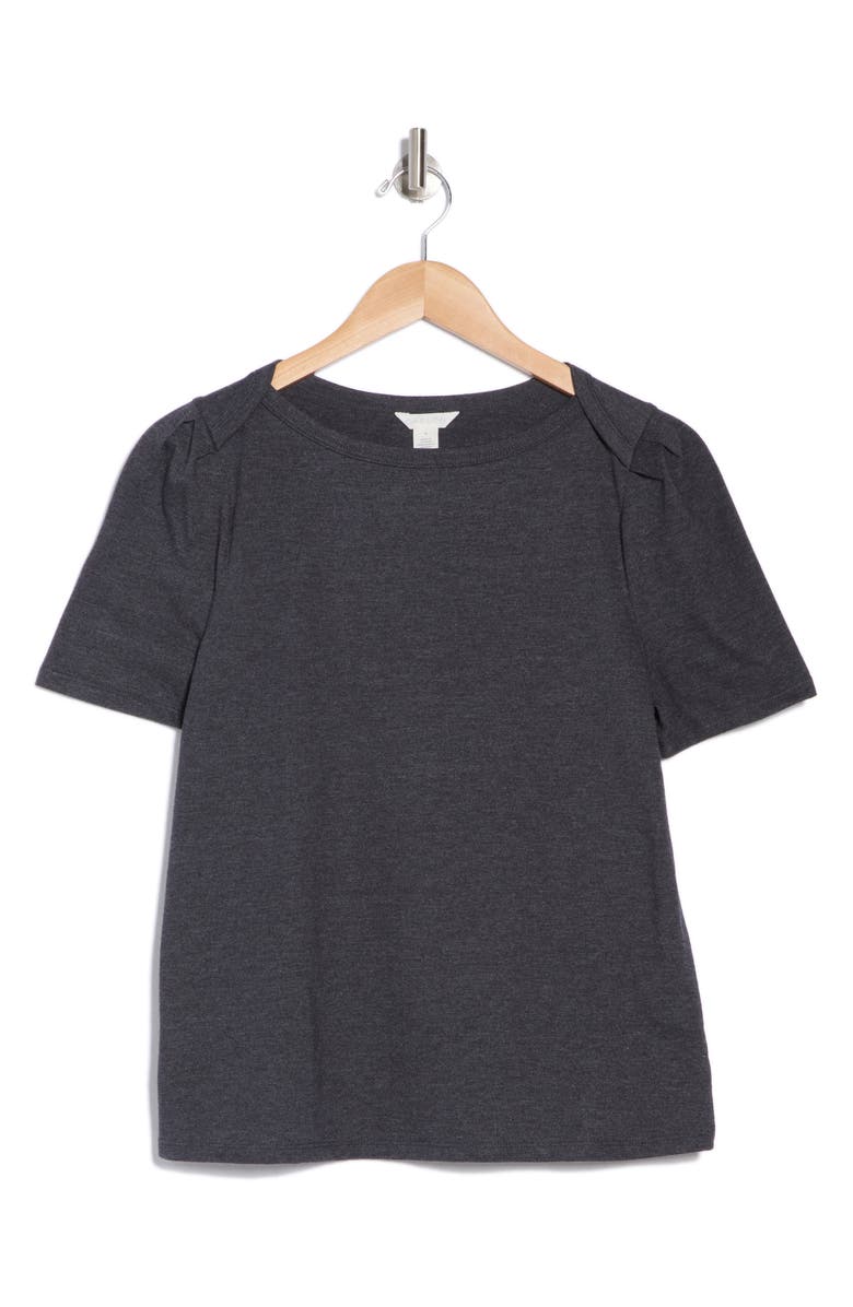 Caslon<sup>®</sup> Stripe Envelope Neck Knit Top, Alternate, color,