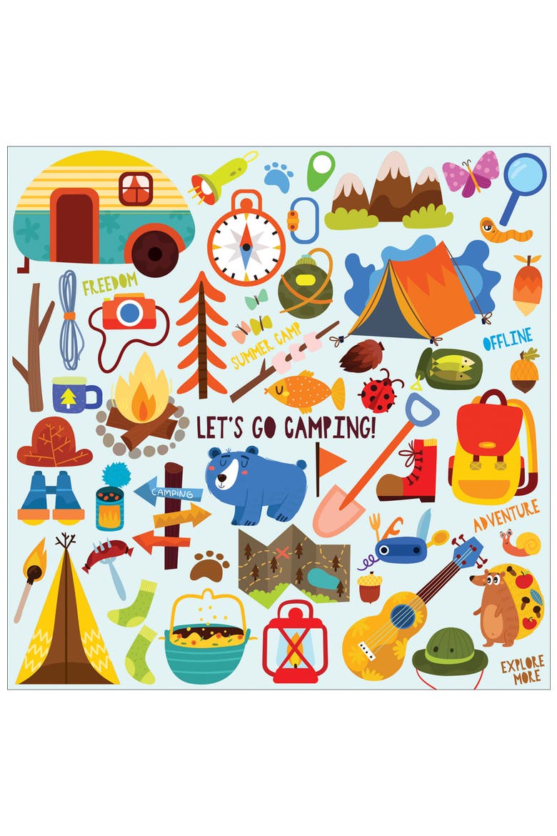 Let's Go Camping 100 Piece Jigsaw Puzzle, Alternate, color, Multicolor