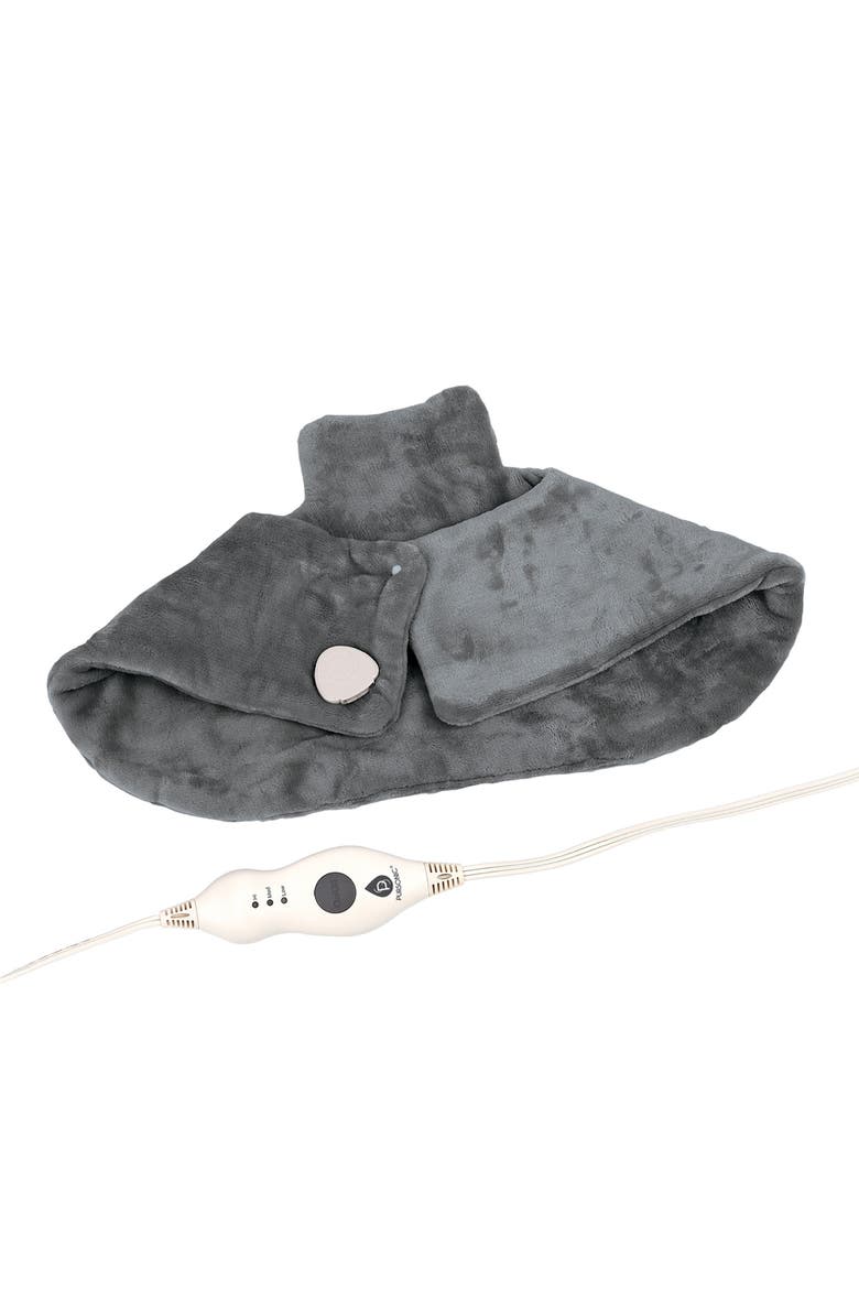 Neckl & Shoulder Heating Pad, Main, color, Grey