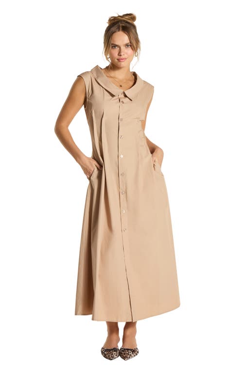 WISHLIST WISHLIST BUTTON FRONT SHIRTDRESS 