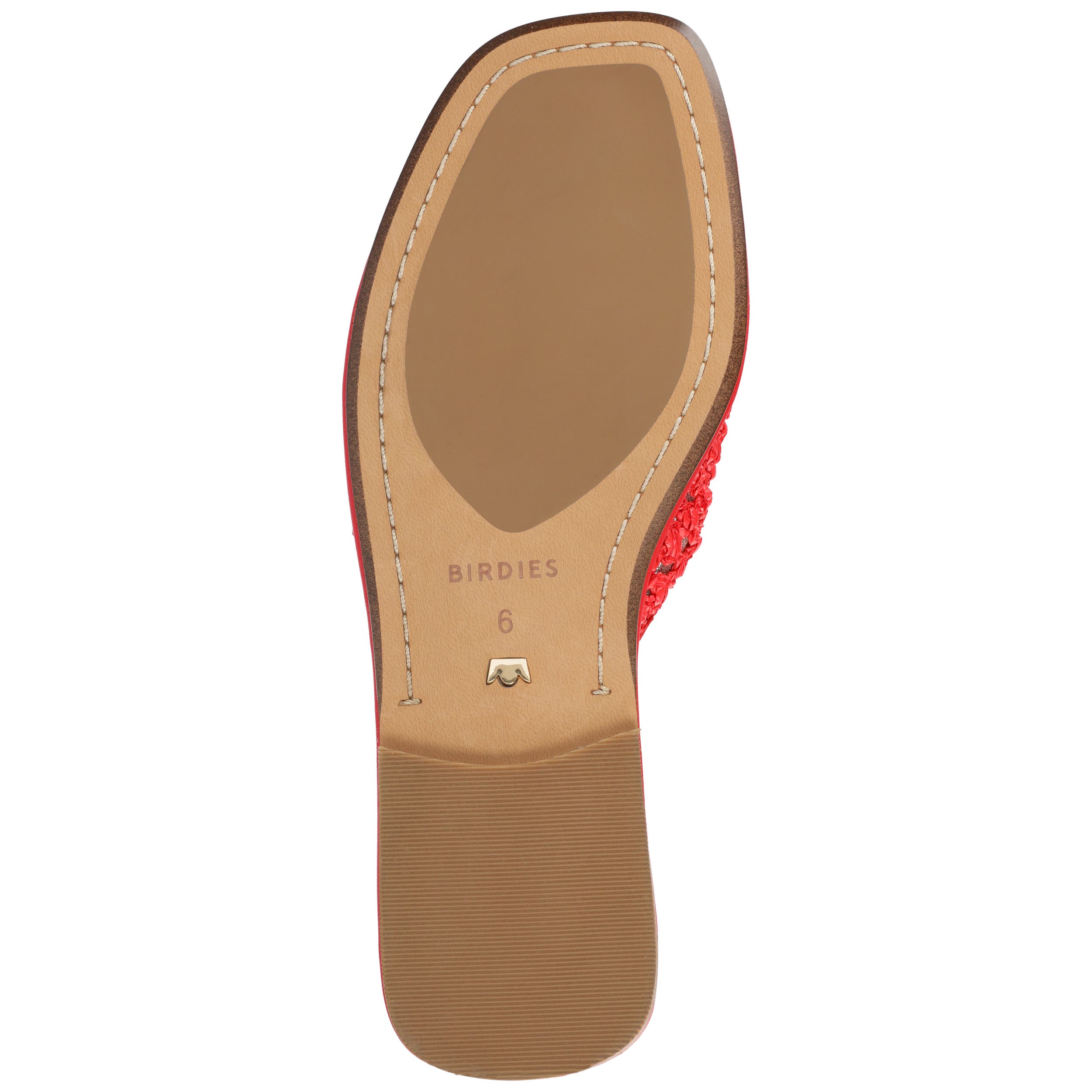 The Kiwi Pom Sandal, Alternate, color, Red Openweave