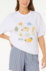 Rip Curl Poolside Heritage Relaxed Graphic T-Shirt