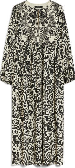 Weekend Max Mara Anzio Long Sleeve Cotton Maxi Dress | Nordstrom