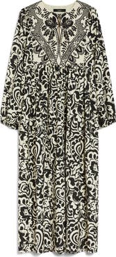 ワンピース Weekend Max Mara Anzio Dress Weekend Max Mara Anzio Long Sleeve Cotton Maxi Dress | Nordstrom