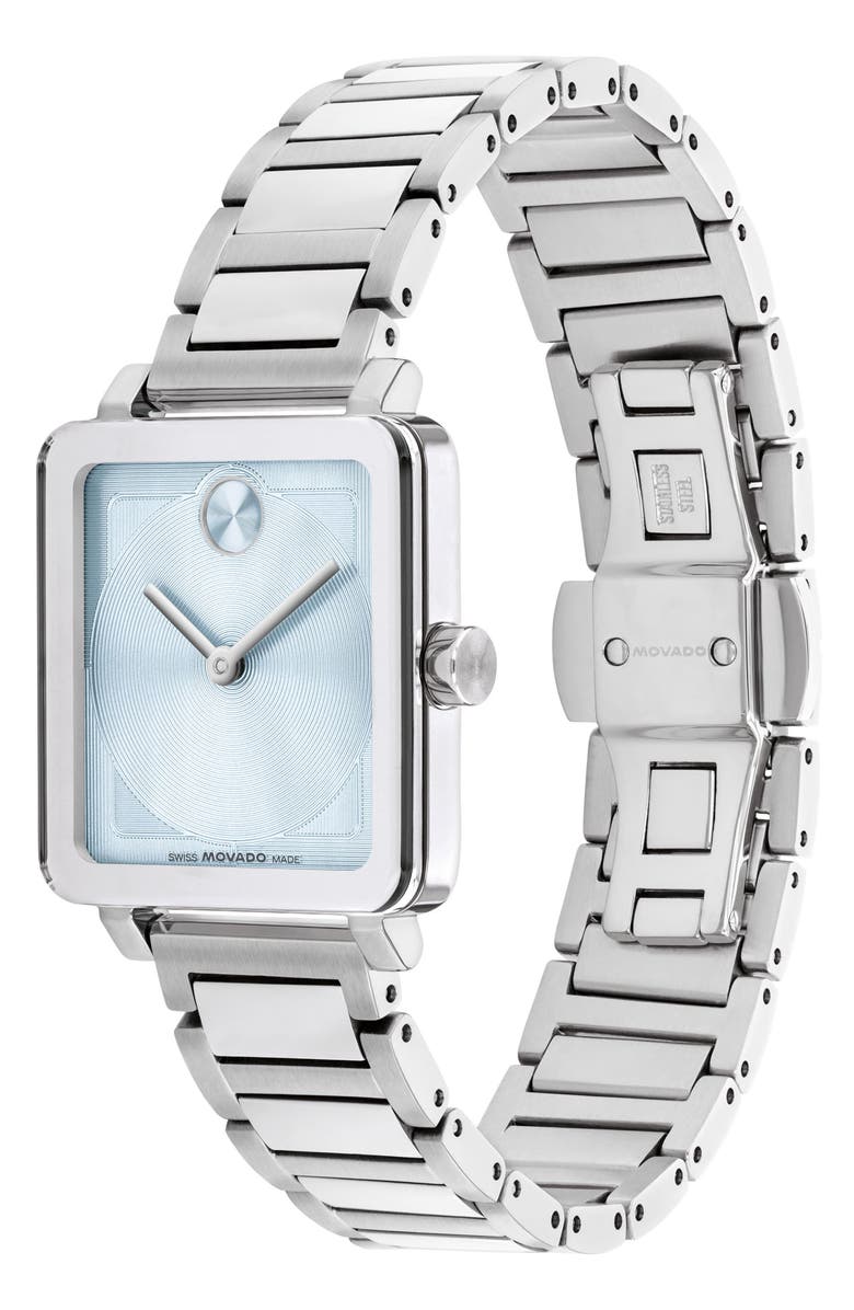 Movado Bold Evolution 2.0 Bracelet Watch, 26mm, Alternate, color, Blue Dial