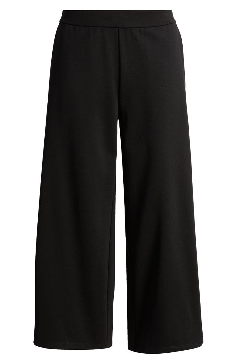 Eileen Fisher Crop Wide Leg Ponte Pants, Alternate, color,