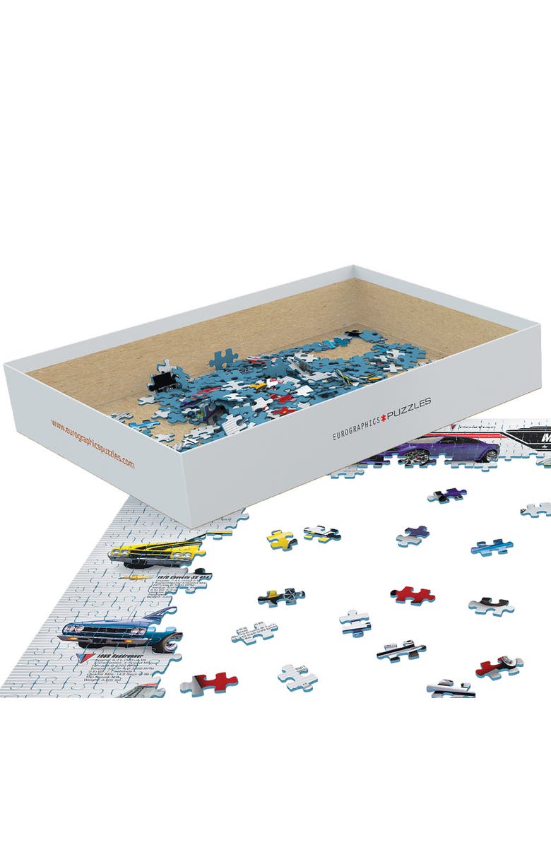 Eurographics Muscle Car Evolution Chart Puzzle, 1000 Pieces, Alternate, color, Multicolored
