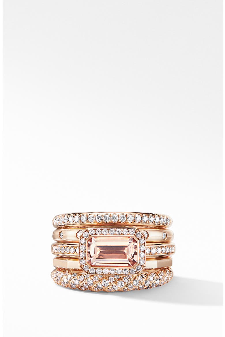 Fine Cable Stack Ring, Main, color, MORGANITE