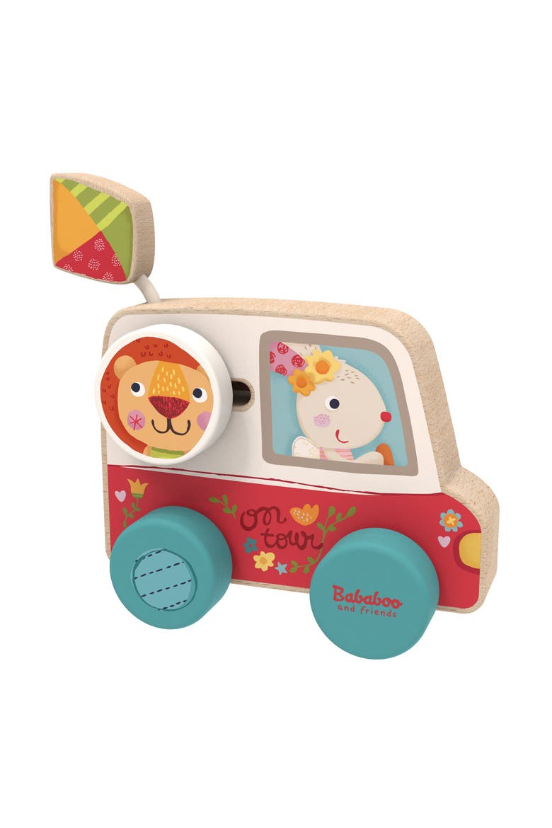Bunny Pippa Flower Bus My First Car, Main, color, Red