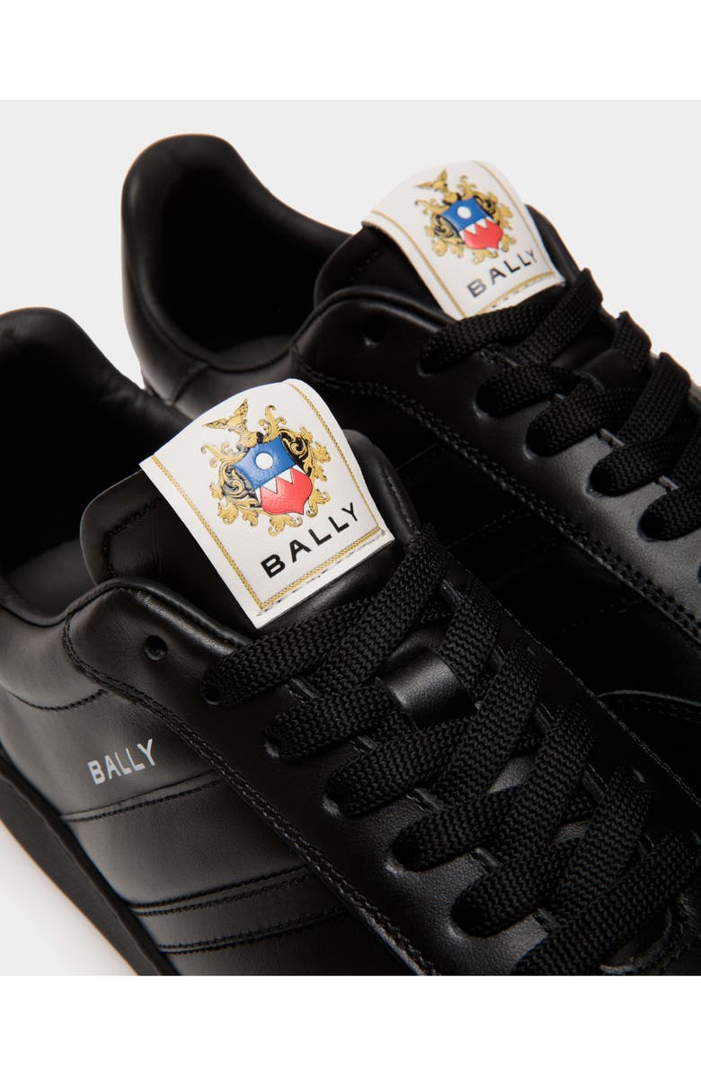 Bally Calf Leather Sneakers, Alternate, color, Black