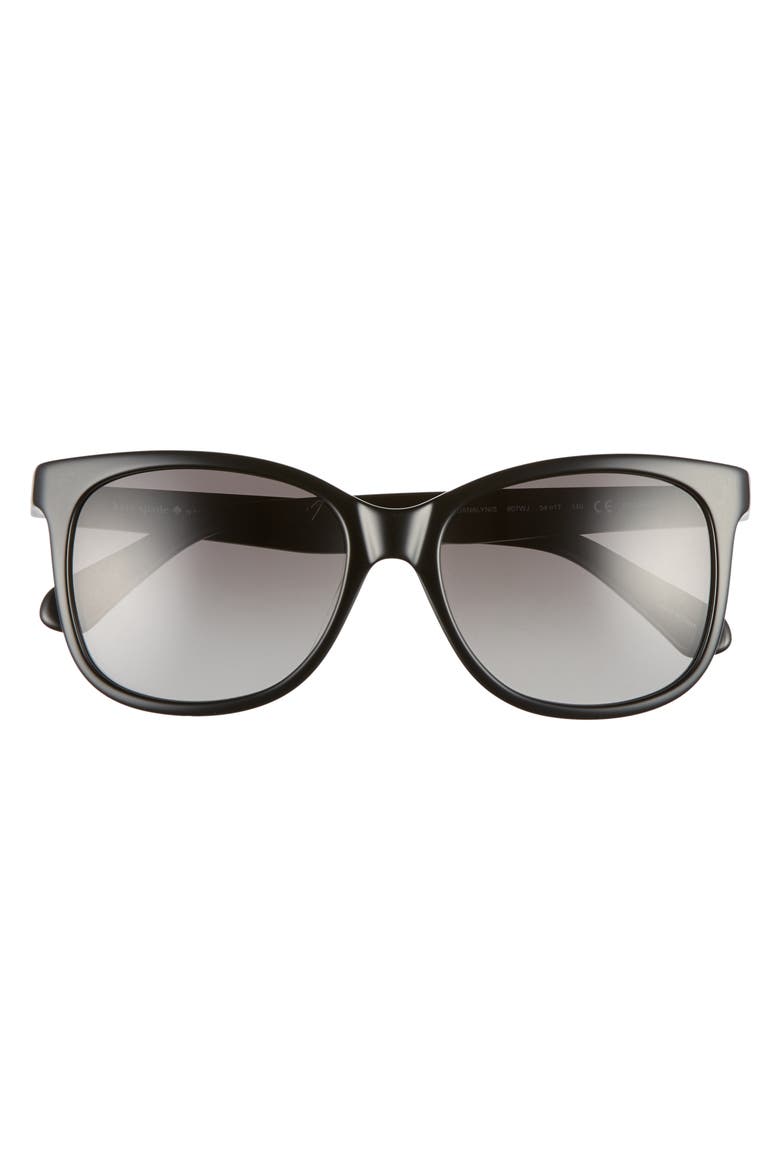 danalyn 54mm polarized sunglasses, Alternate, color, BLACK POLARIZED