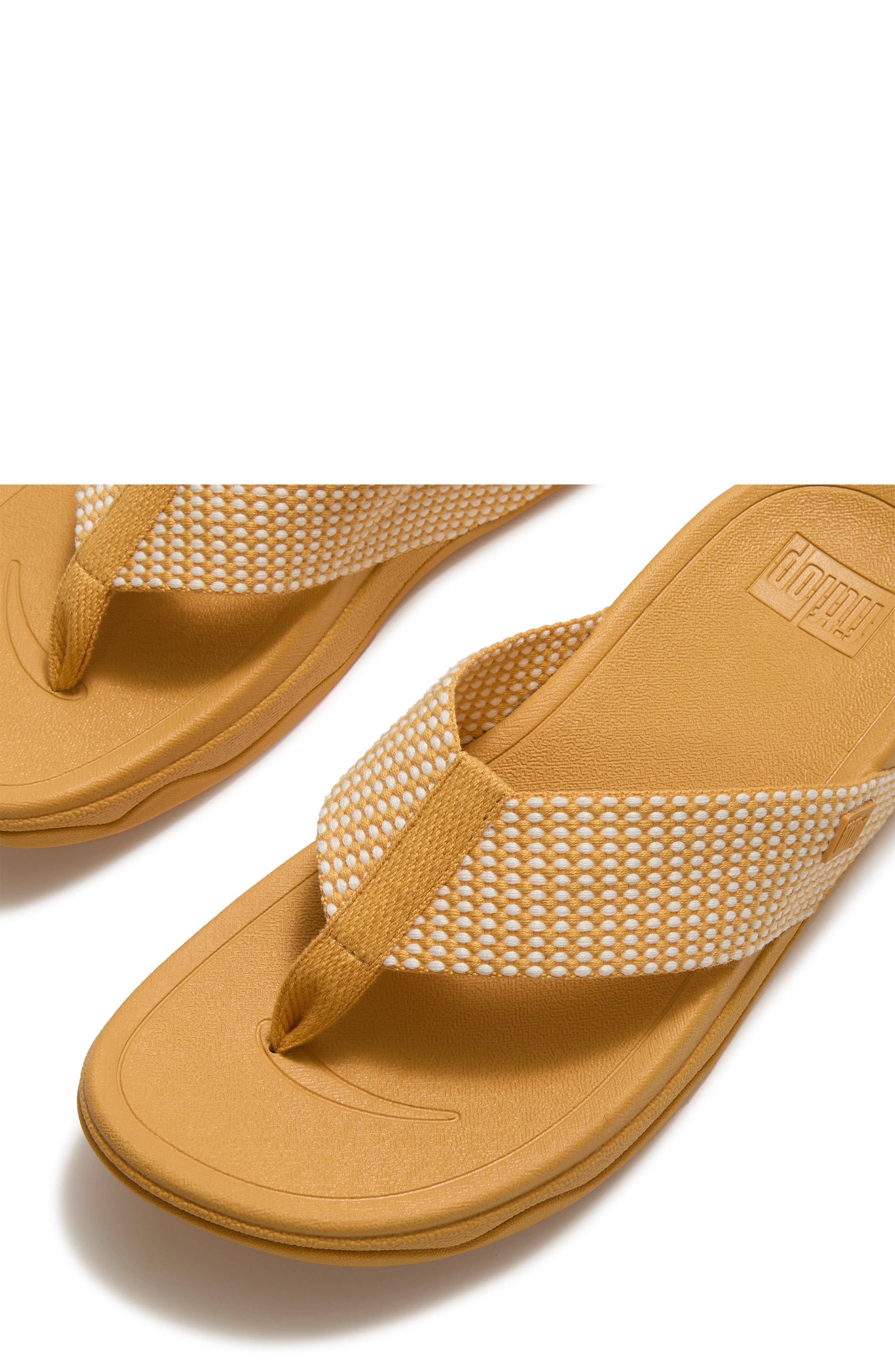 Flowmotion Wedge Flip Flop, Alternate, color, TURMERIC