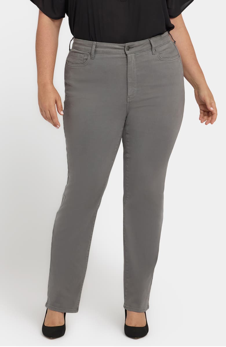 NYDJ Marilyn High Waist Straight Leg Jeans, Main, color, Lunar Stone