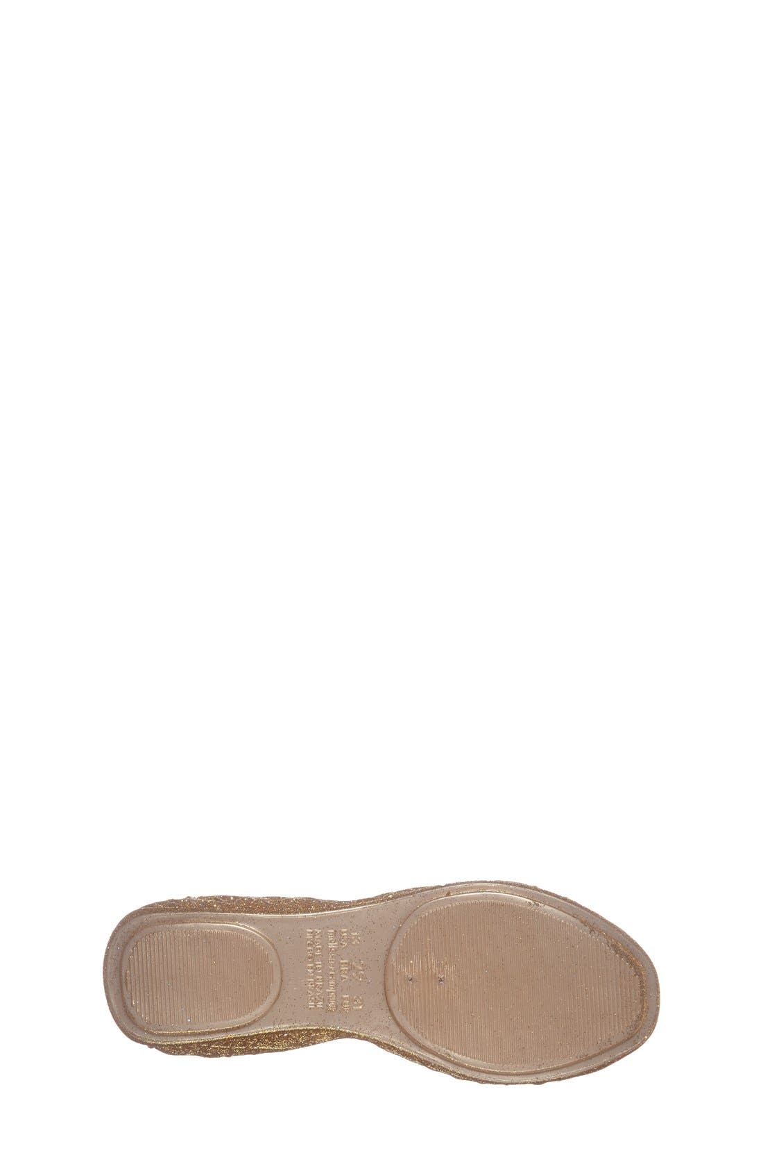 'Campana Zig Zag' Flat, Alternate, color, Z/DNUGOLD GLITTER