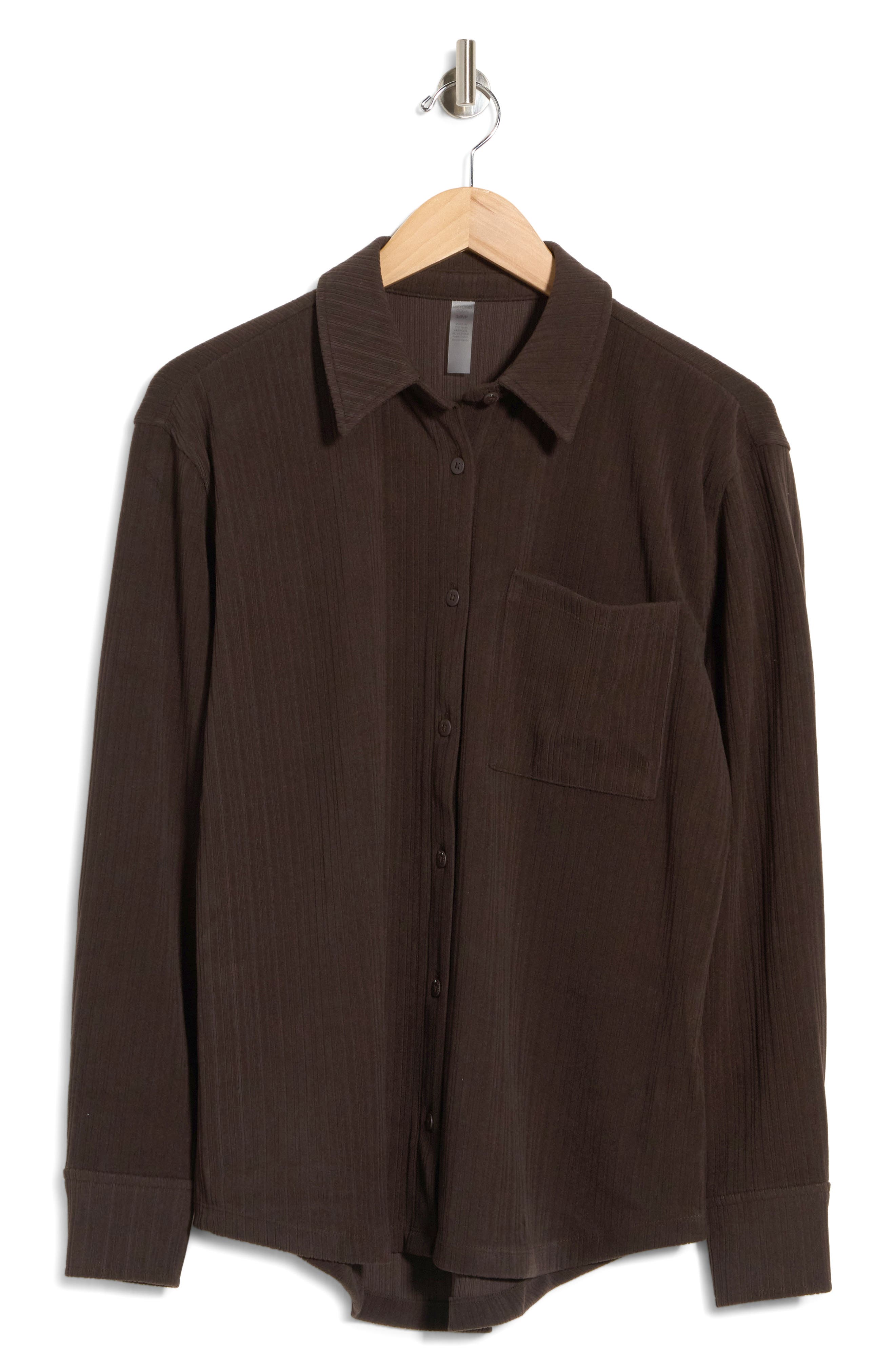 Breathe Easy Ribbed Front Shirt
