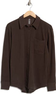 Beyond Yoga Breathe Easy Ribbed Front Shirt